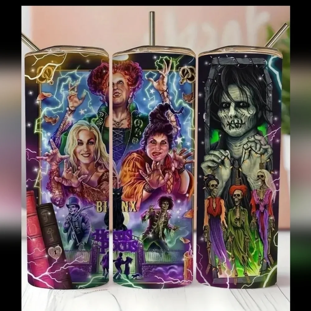 NWT Hocus Pocus stainless steel 20oz tumbler Halloween